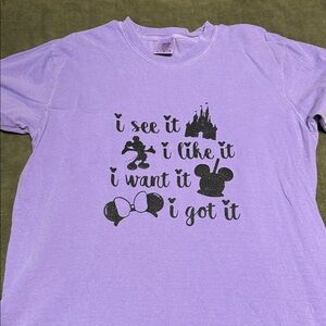 Purple Graphic Shirt